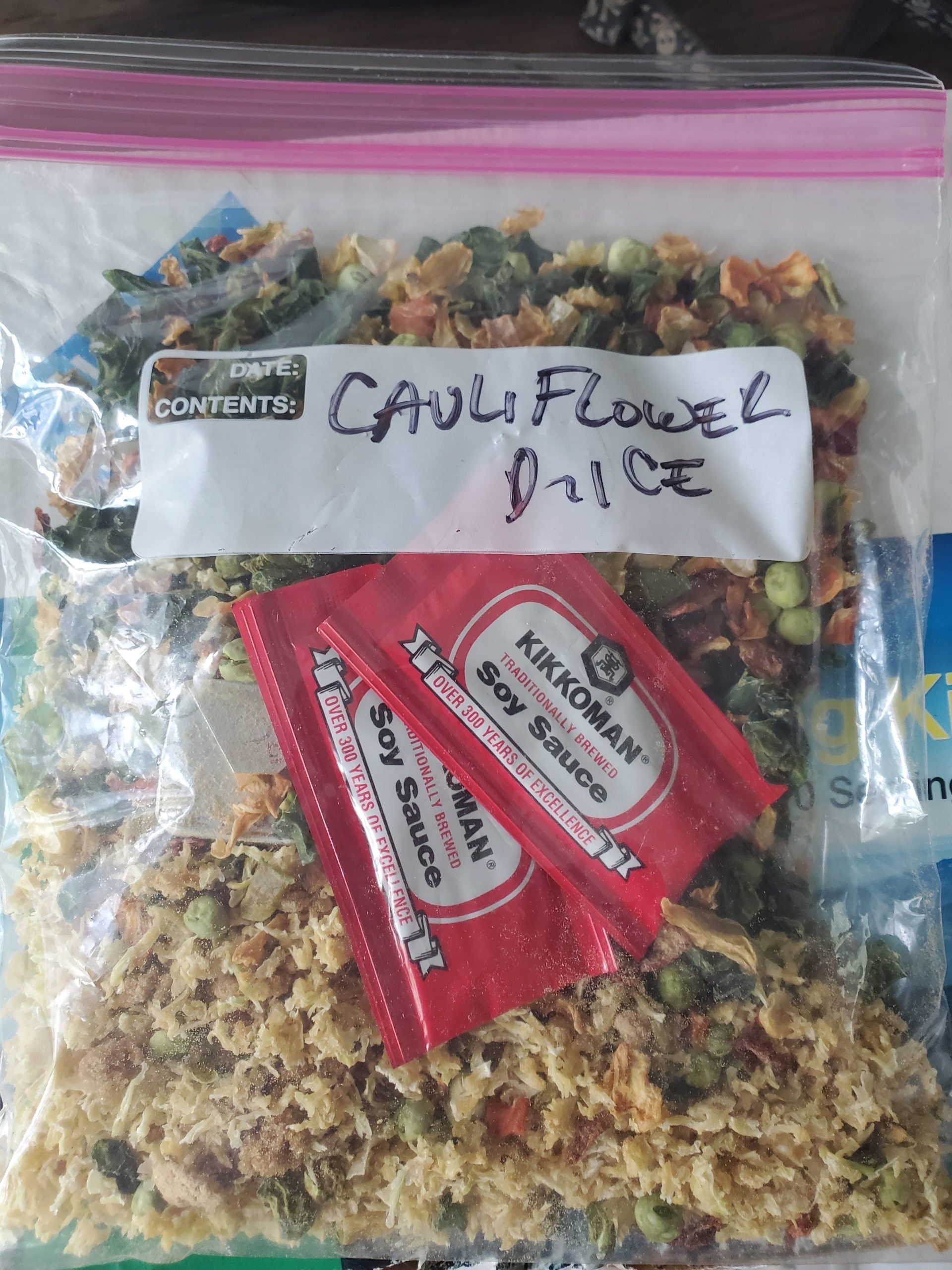 Dehydrated meals.  They're not just for backpacking