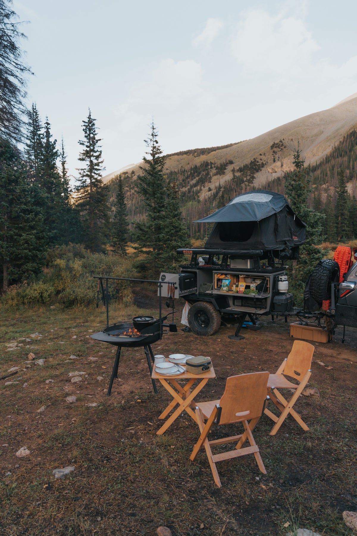 Life Is Better at The Campsite Pop-Up RV Utility Container - RV Pattern